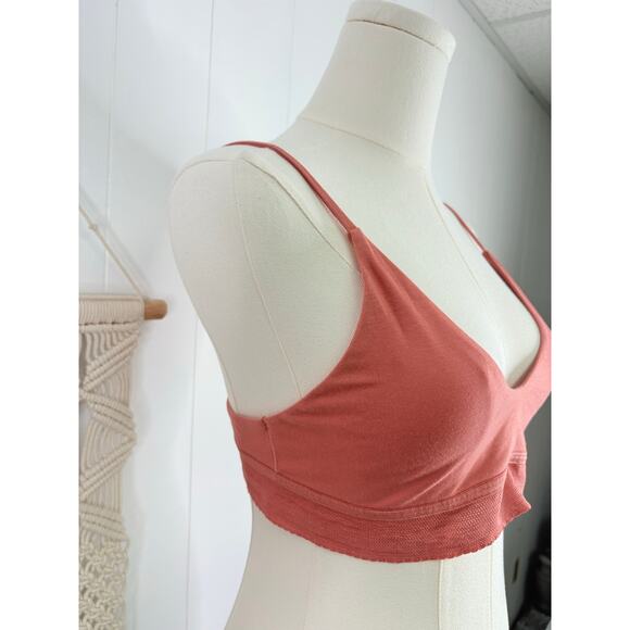 Lululemon Ever Essentials Bralette Womens Large Clsc Coral Pink - Picture 6 of 9